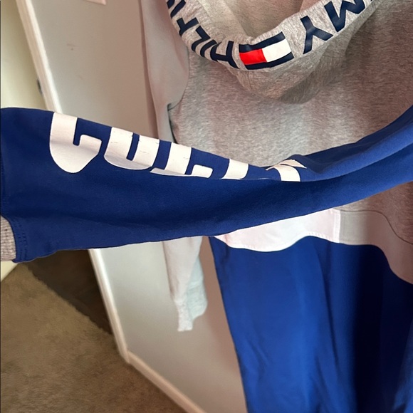 Women’s Tommy Hilfiger Colts Blue and Gray Colts Hoodie Dress - Picture 5 of 8
